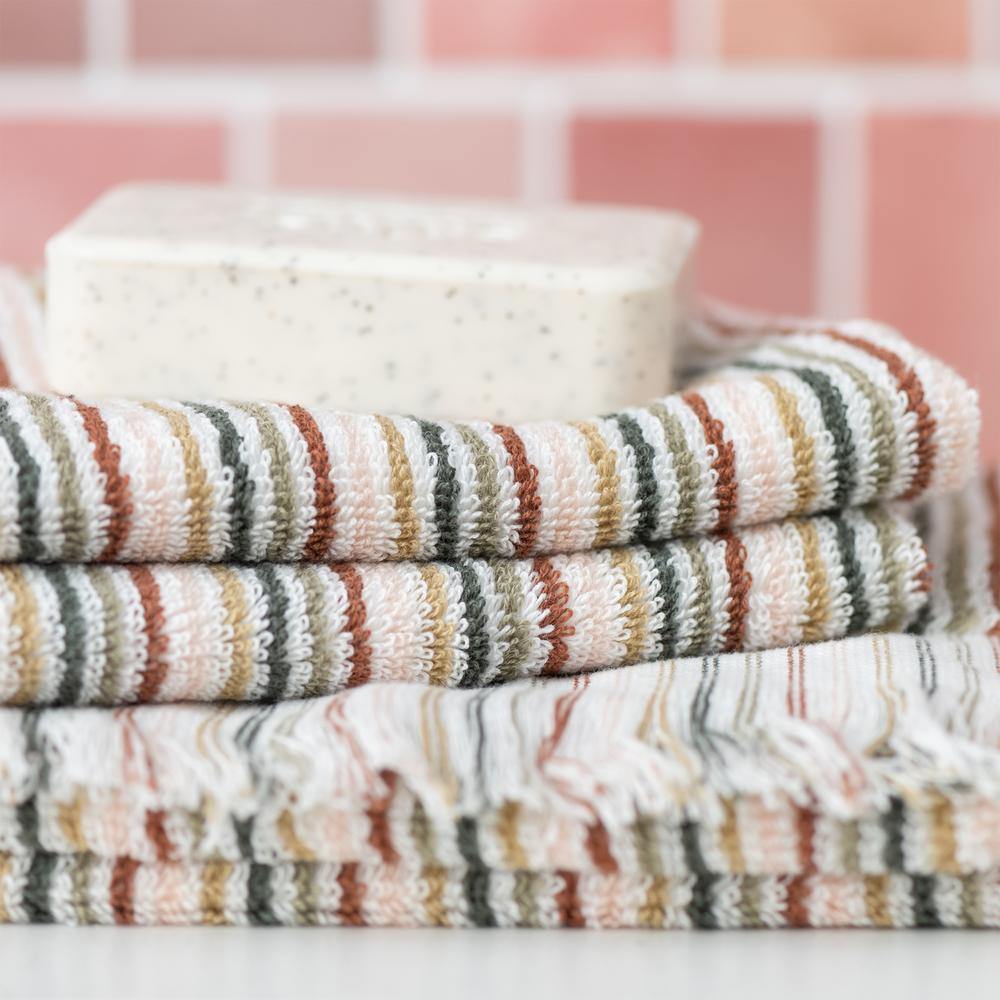 Buy Alice Stripe Terry Bath Mat - Brightups