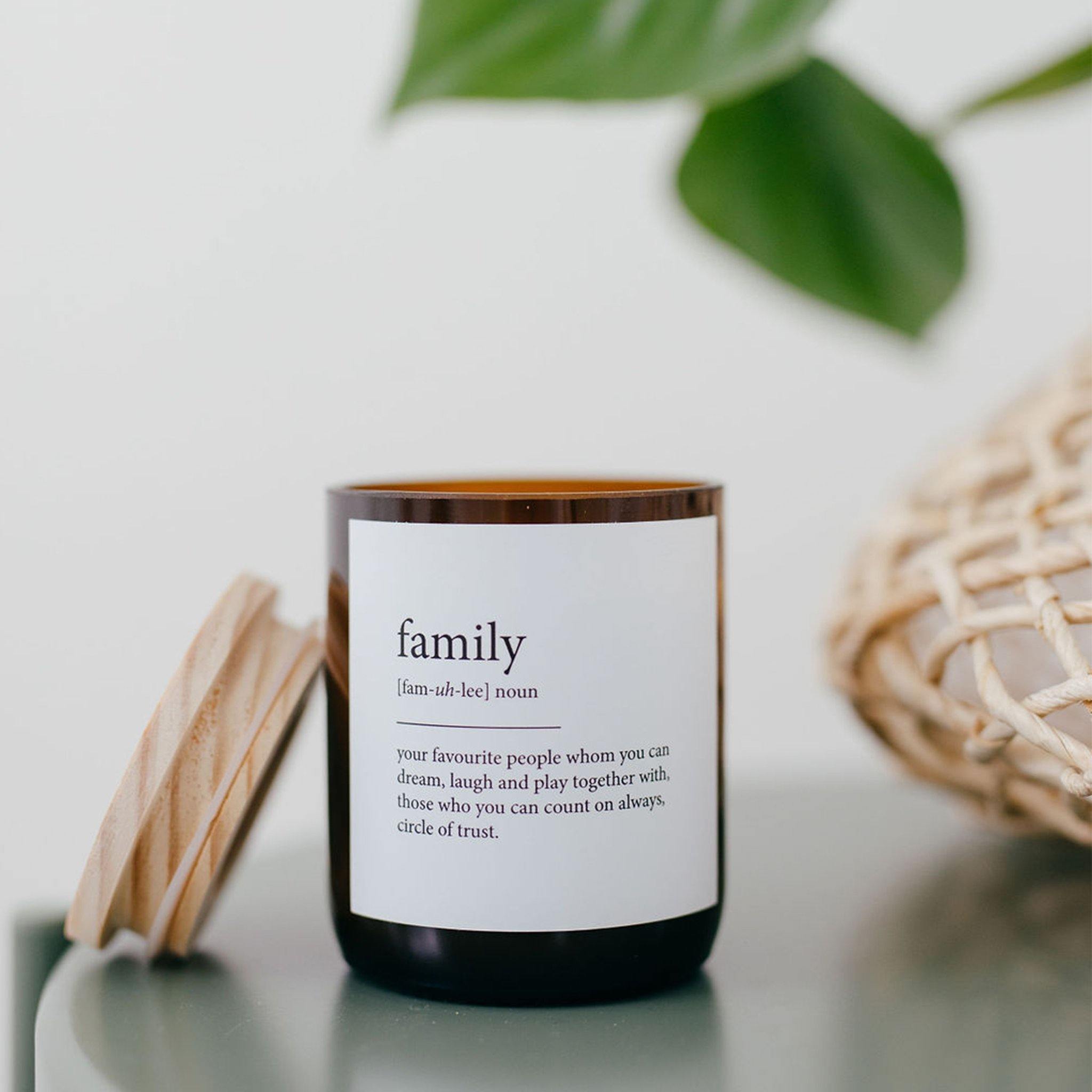 Buy "Family" Dictionary Mid Soy Candle - Brightups