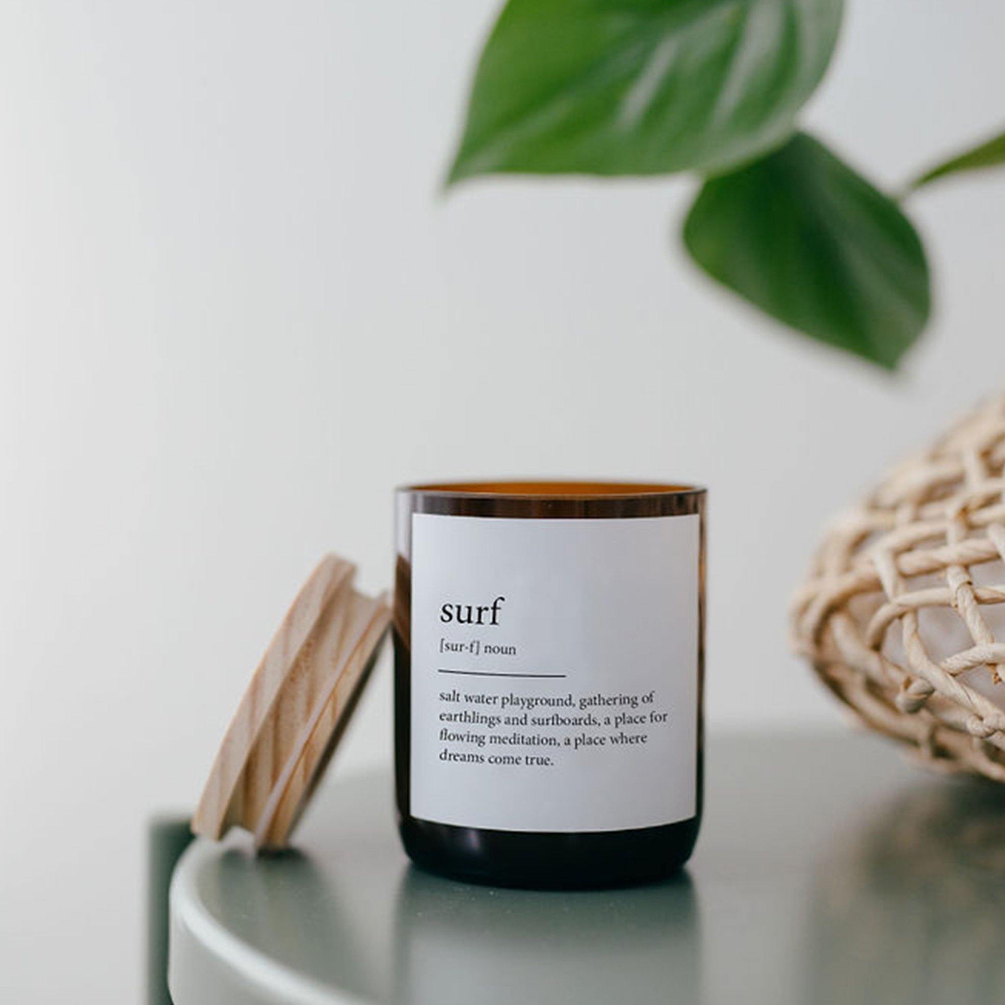 Buy "Surf" Dictionary Mid Soy Candle - Brightups