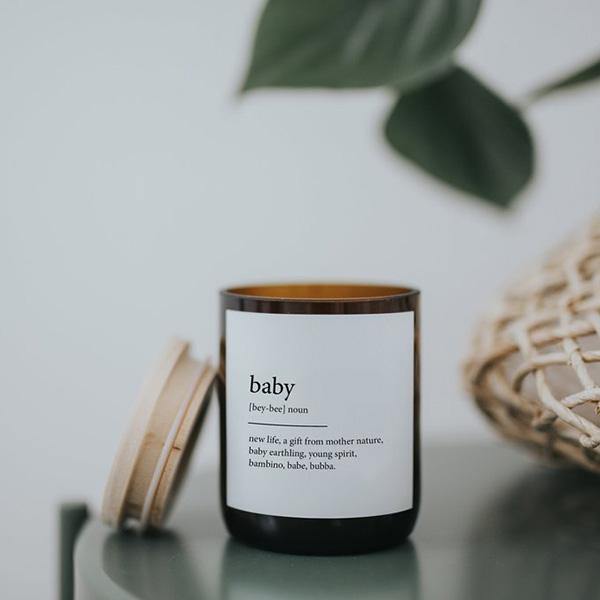 Buy "Baby" Dictionary Mid Soy Candle - Brightups