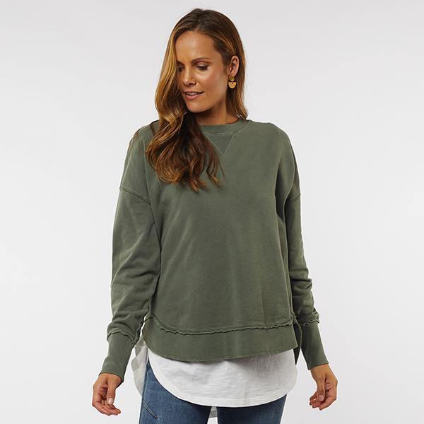 Buy Delilah Crew - Khaki - Brightups