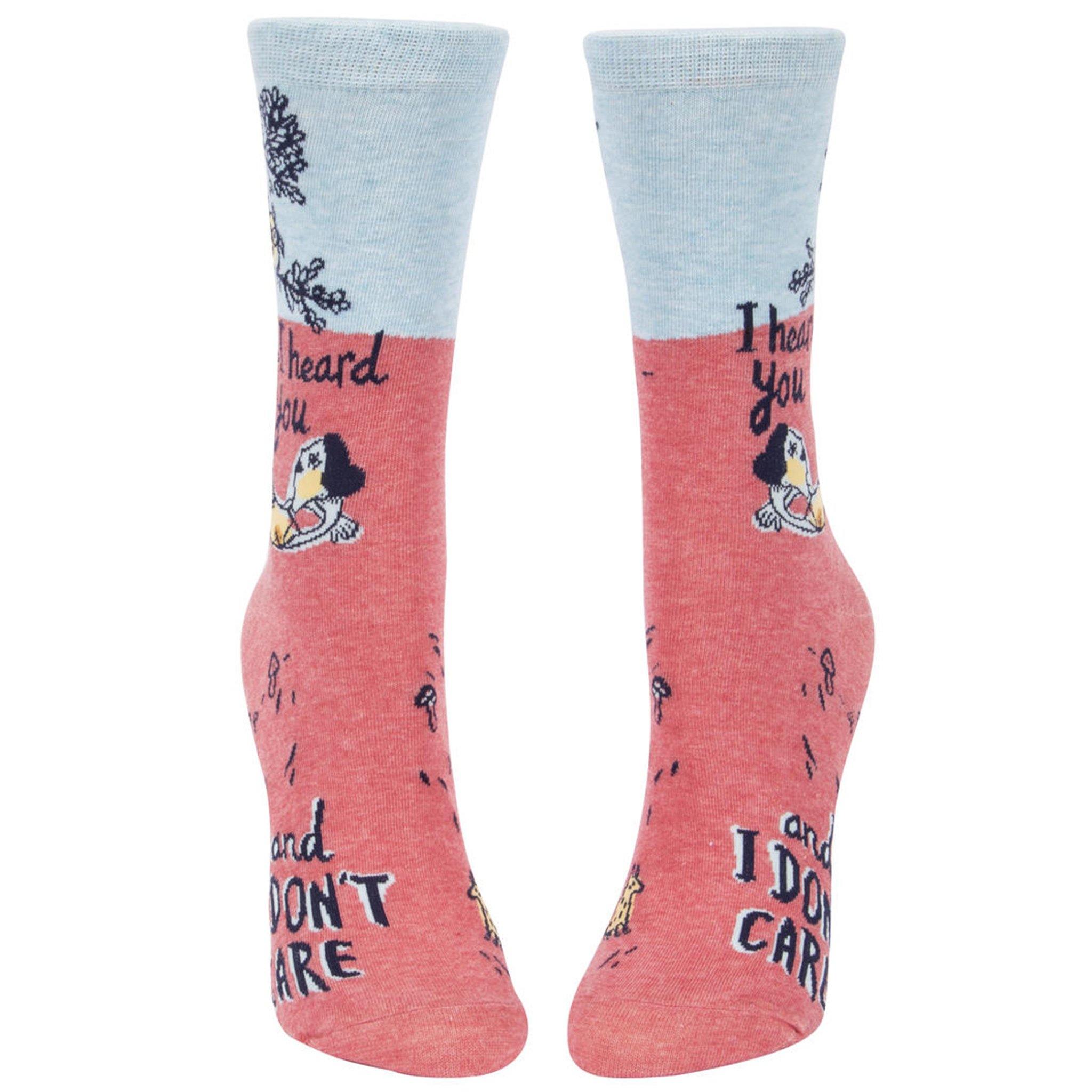 Buy I Heard You and I Don't Care - Women's Socks - Brightups