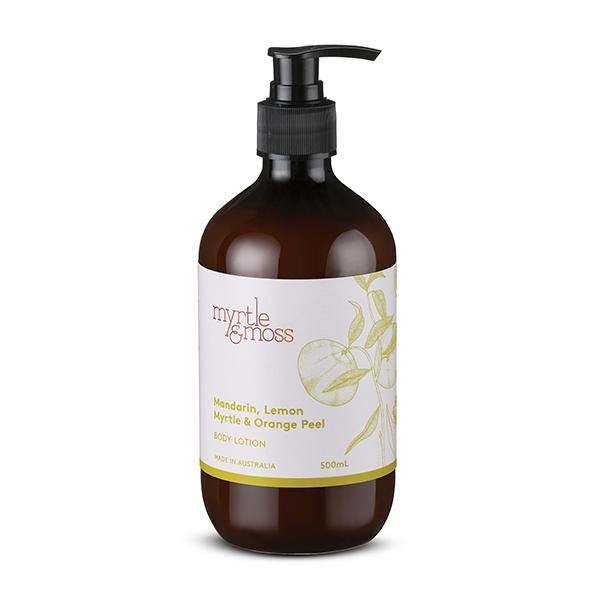 Buy Body Lotion (Mandarin, Lemon Myrtle + Orange Peel) 500ml - Brightups