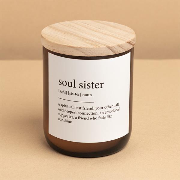 Buy "Soul Sister" Dictionary Mid Soy Candle - Brightups