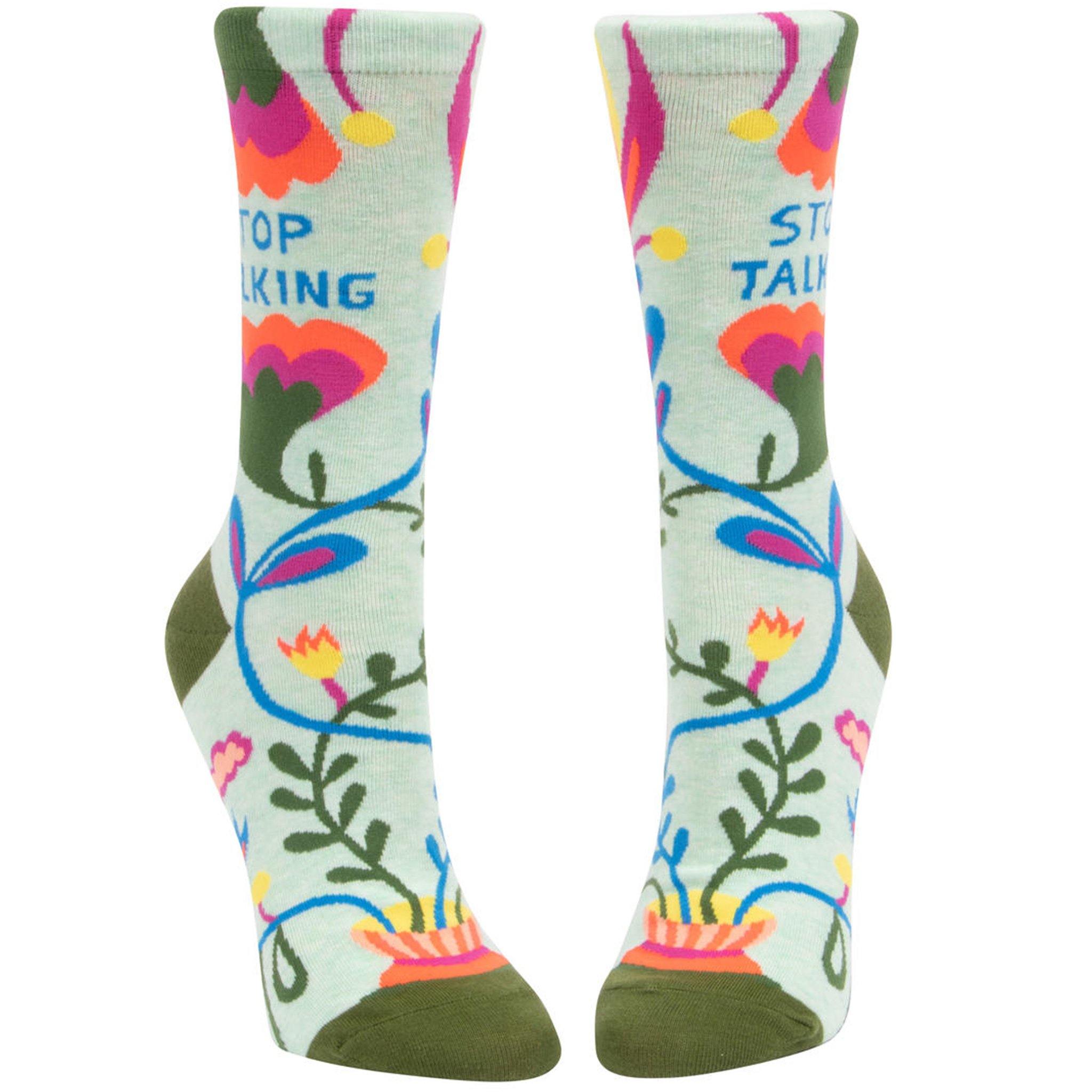 Buy Stop Talking - Women's Socks - Brightups