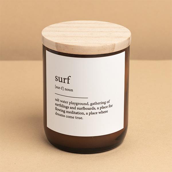Buy "Surf" Dictionary Mid Soy Candle - Brightups