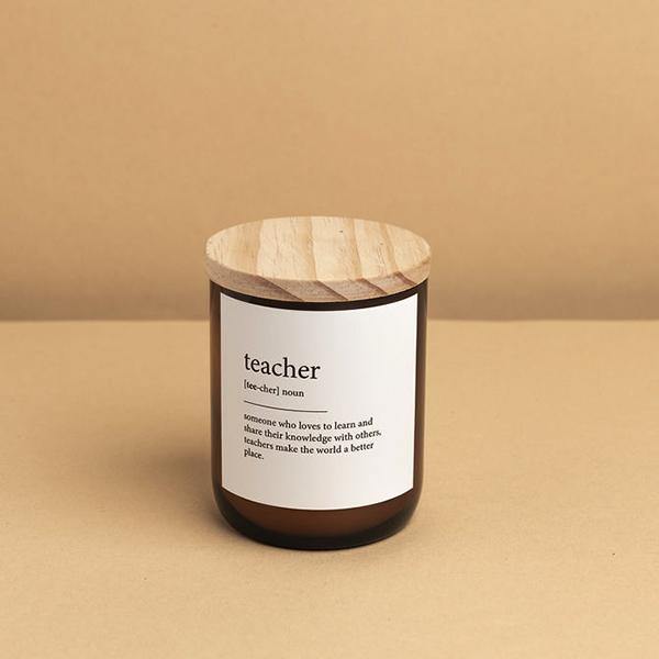 Buy "Teacher" Dictionary Mid Soy Candle - Brightups